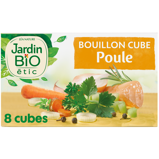 boho cosmetics Bouillon cube poule bio - Jardin Bio Étic