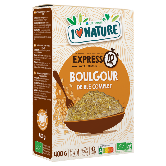 Boho Cosmetics Boulgour De Blé Complet Bio 400g - I Love Nature