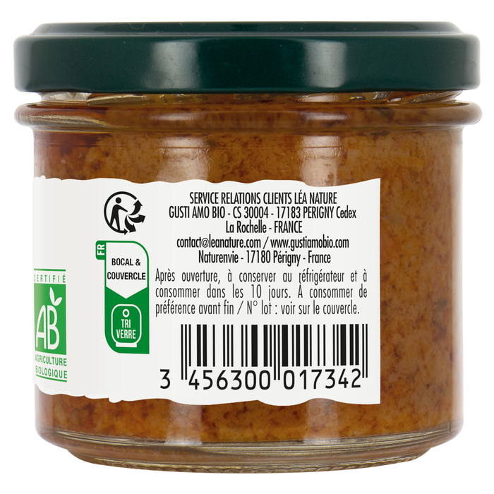 Boho Cosmetics Bruschetta Aubergine Tomate Basilic - Gusti Amo Bio