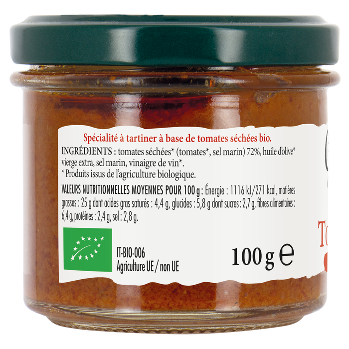 Boho Cosmetics Bruschetta Tomate Séchée - Gusti Amo Bio