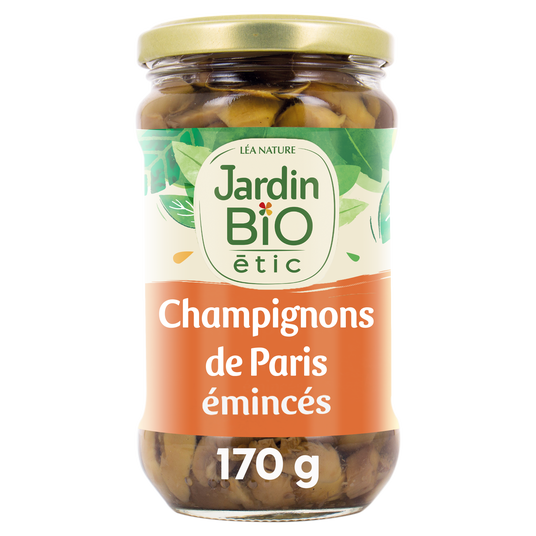 boho cosmetics Champignons de Paris émincés - Jardin Bio Étic