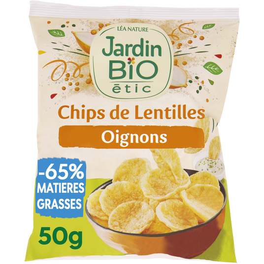 boho cosmetics Chips de lentilles aux petits oignons - Jardin Bio Étic