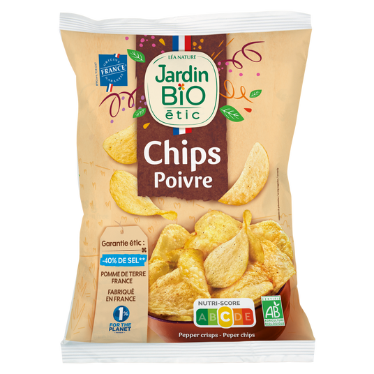 boho cosmetics Chips de Pomme de terre poivre-125g - Jardin BiO étic