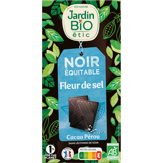 boho cosmetics Chocolat noir gourmand pointe de fleur de sel - Jardin Bio Étic