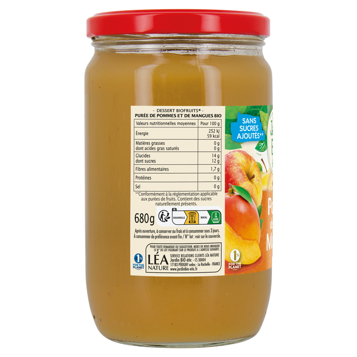 Boho Cosmetics Compote Pomme Mangue Bio - Jardin Bio Étic