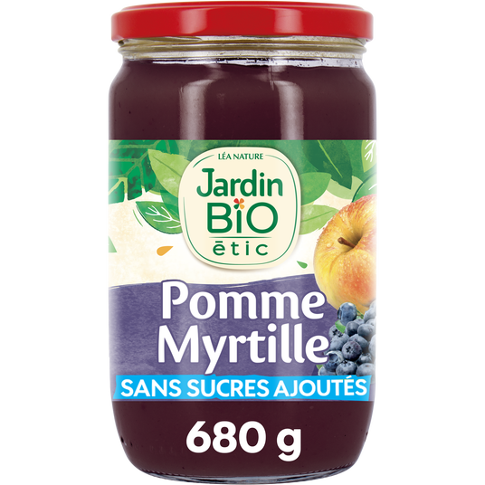 boho cosmetics Compote pomme myrtille bio - Jardin Bio Étic