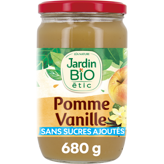 boho cosmetics Compote pomme vanille bourbon - bio - Jardin BiO étic