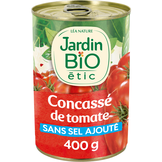 boho cosmetics Concassé de Tomates sans sel ajouté 400g - Jardin BiO étic