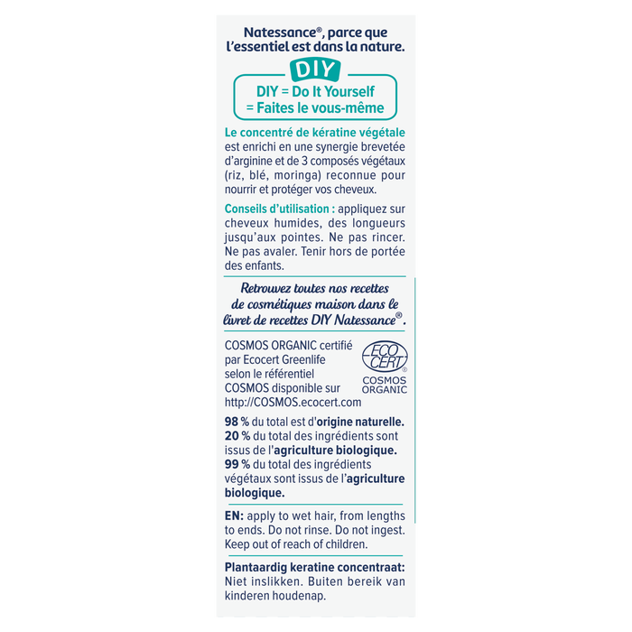 Boho Cosmetics Concentré De Kératine Végétale 30ml - Natessance