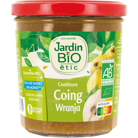 boho cosmetics Confiture Coing - variété Wranja bio - Jardin Bio Étic