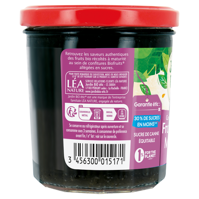 Boho Cosmetics Confiture Extra Framboise Myrtille - Bio 320g - Jardin BiO étic
