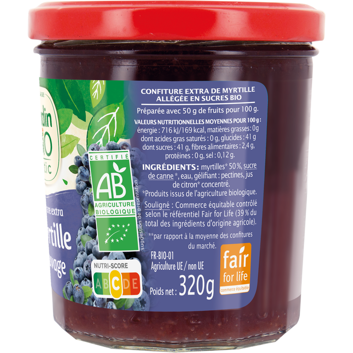 Boho Cosmetics Confiture Extra Myrtille Sauvage - Jardin Bio Étic