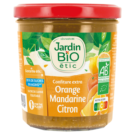 boho cosmetics Confiture extra Orange Mandarine Citron bio - Jardin Bio Étic