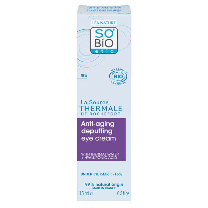 Boho Cosmetics Contour Yeux Anti-âge Anti-poches La Source Thermale De Rochefort - SO'Bio étic