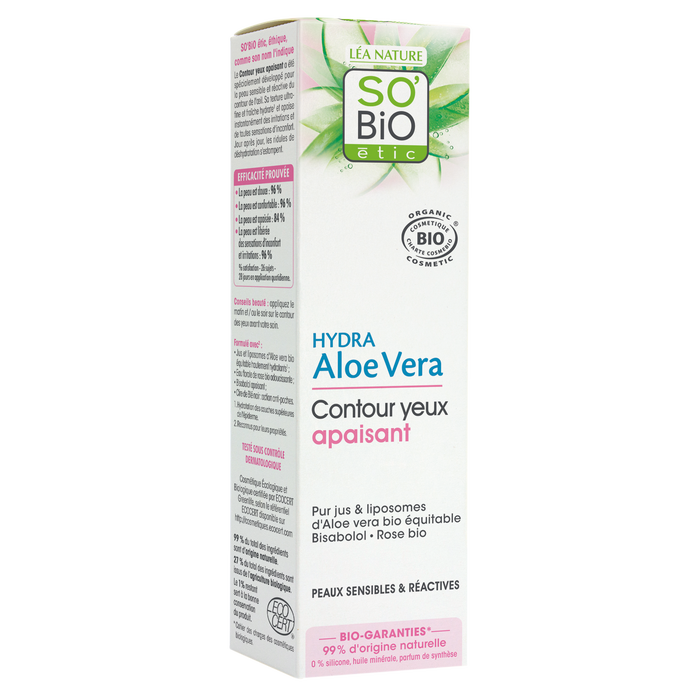 Boho Cosmetics Contour Yeux Apaisant Hydra Aloe Vera - So'BiO étic