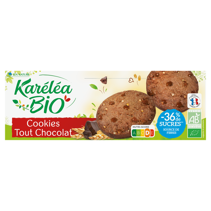 Boho Cosmetics Cookies Tout Choco Réduits En Sucres BIO - Karéléa