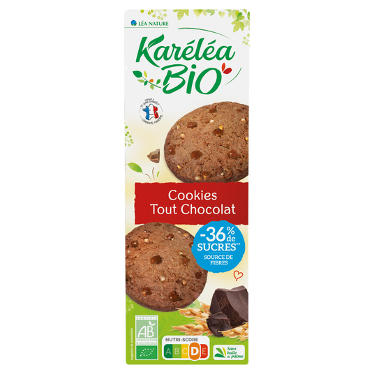 boho cosmetics Cookies tout Choco réduits en sucres BIO - Karéléa