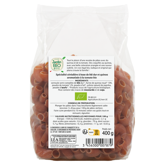 Boho Cosmetics Coquilles Quinoa Tomate - Jardin Bio Étic