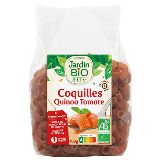 boho cosmetics Coquilles Quinoa Tomate - Jardin Bio Étic