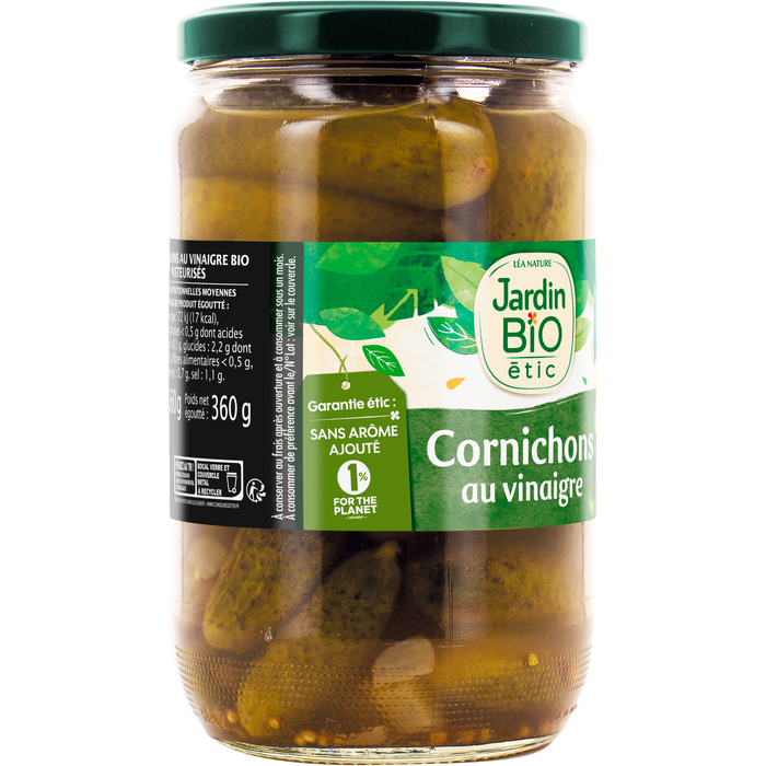 Boho Cosmetics Cornichons Au Vinaigre De Cidre Bio - Jardin Bio Étic