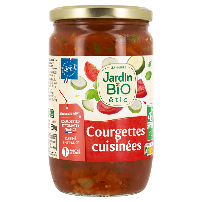 Boho Cosmetics Courgettes Cuisinés Bio - Jardin Bio Étic