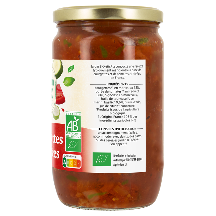 Boho Cosmetics Courgettes Cuisinés Bio - Jardin Bio Étic