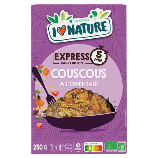 boho cosmetics Couscous Bio raisins & épices 250g - I Love Nature