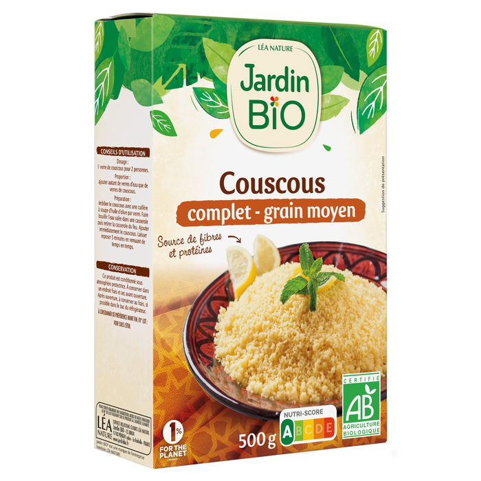 Boho Cosmetics Couscous Complet Grain Moyen Bio - Jardin Bio Étic