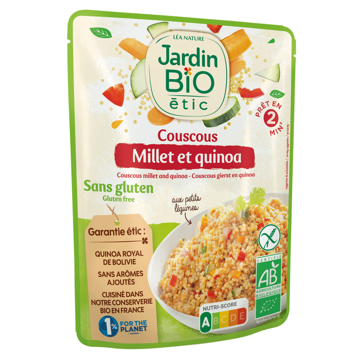 Boho Cosmetics Couscous Légumes Millet Et Quinoa Sans Gluten - Jardin Bio Étic