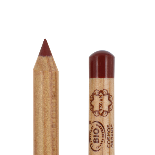 boho cosmetics Crayon lèvres acajou bio et vegan Boho Green Make-Up
