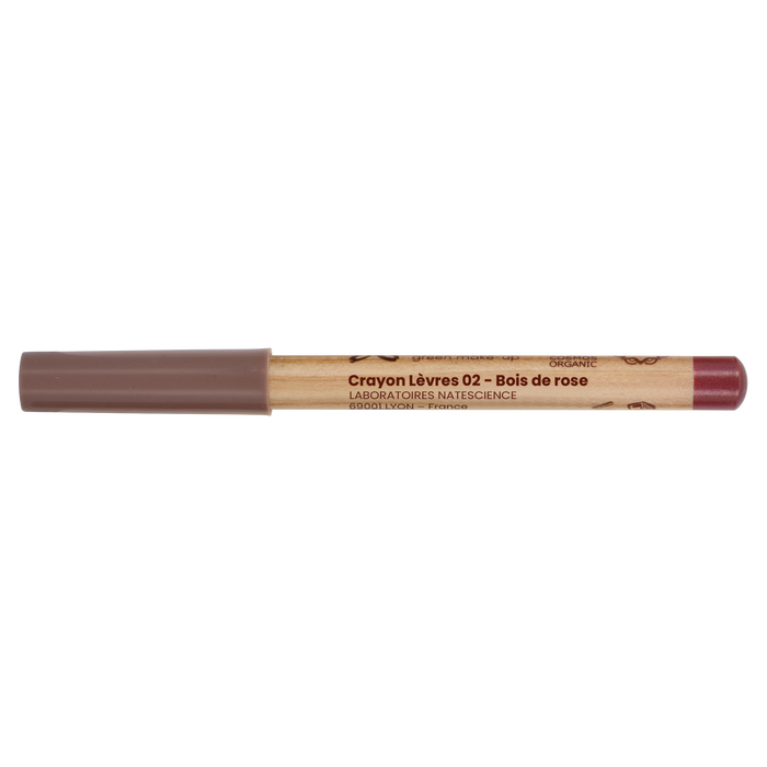 Boho Cosmetics Crayon Lèvres Bois De Rose Bio Et Vegan Boho Green Make-Up