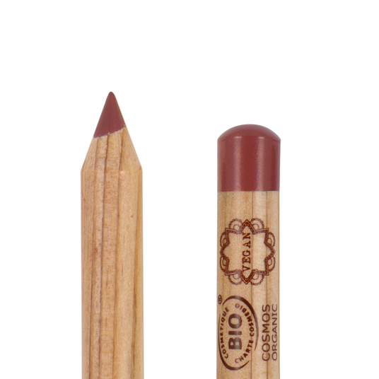 boho cosmetics Crayon lèvres vieux rose bio et vegan Boho Green Make-Up