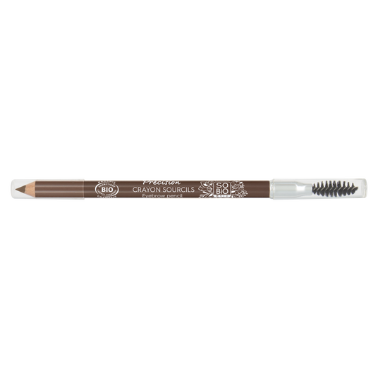 boho cosmetics Crayon sourcils Précision - 02 Châtain foncé - LEA NATURE SO BiO étic