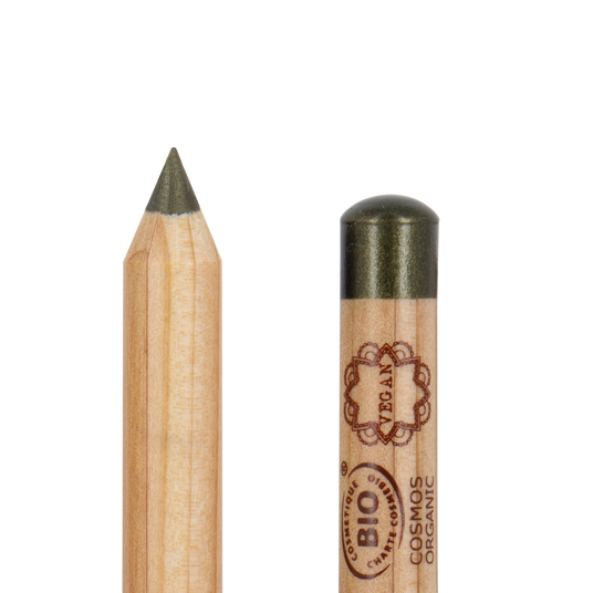 boho cosmetics Crayon yeux vert émeuraude bio et vegan Boho Green Make-Up