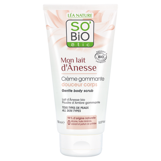 boho cosmetics Crème gommage douceur corps - Mon Lait d'Ânesse - SO'BiO étic