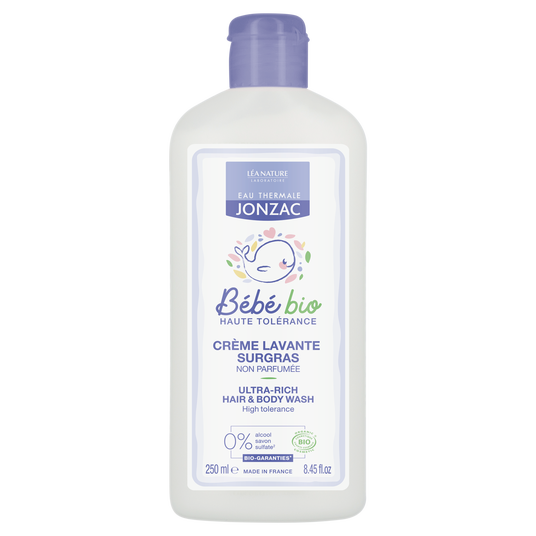 boho cosmetics Crème lavante surgras 250ml - Eau Thermale de Jonzac