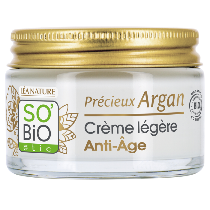 Boho Cosmetics Crème Légère Anti-Âge Jour - Précieux Argan - SO'BiO étic