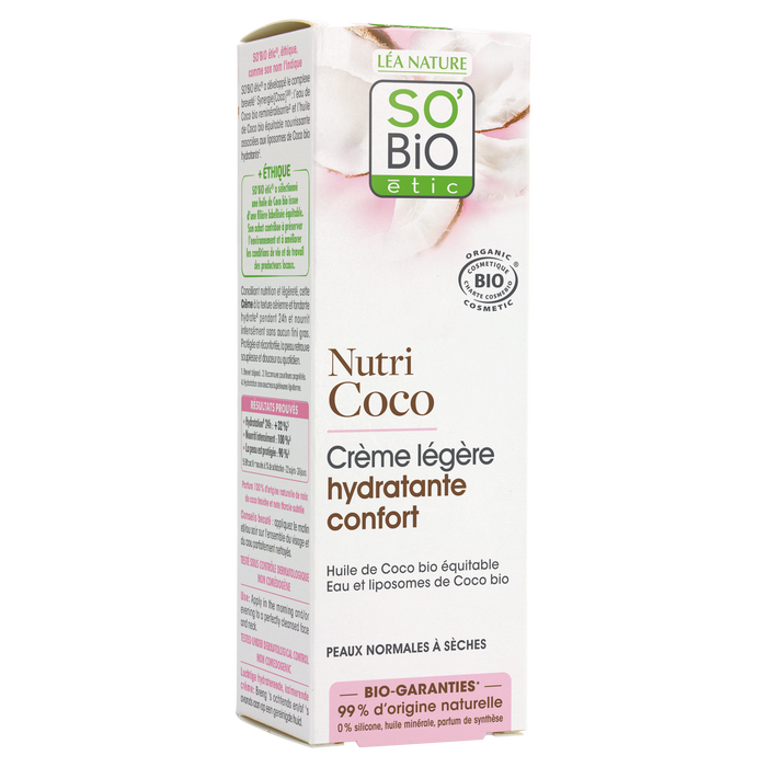 Boho Cosmetics Crème Légère Hydratante Confort - SO'BiO étic