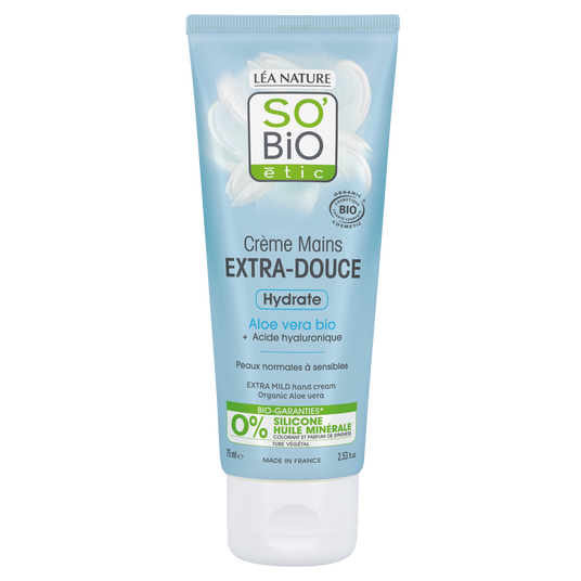 boho cosmetics Crème mains extra-douce Aloe Vera bio - LEA NATURE SO BiO étic