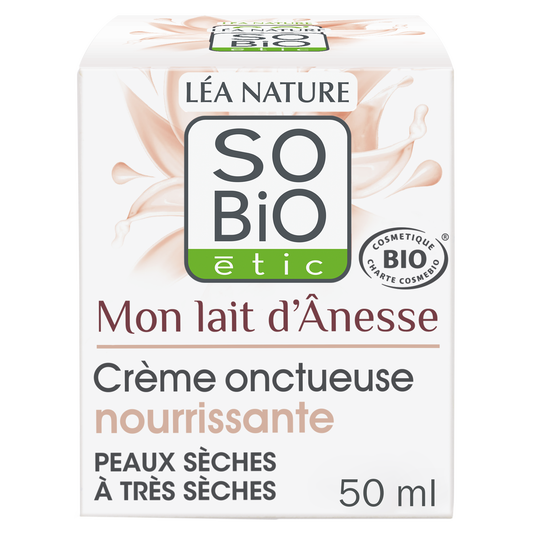 boho cosmetics Crème onctueuse nourrissante - Mon lait d'ânesse - SO'BiO étic