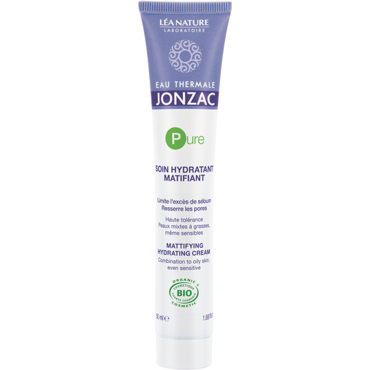 boho cosmetics Crème purifiante matifiante Pure bio - Eau Thermale de Jonzac