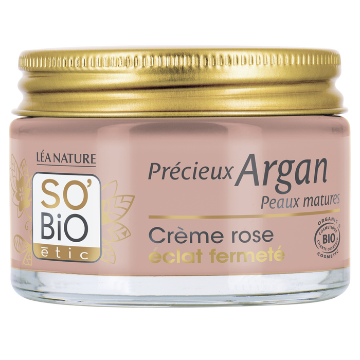 Boho Cosmetics Crème-rose éclat Fermeté Jour - SO'Bio étic