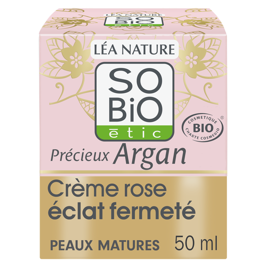 boho cosmetics Crème-rose éclat fermeté jour - SO'Bio étic