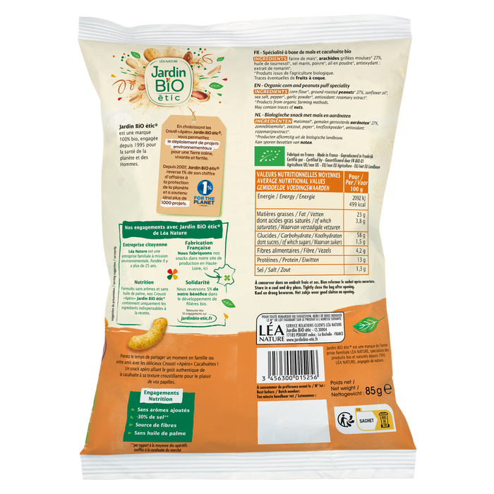 Boho Cosmetics Crousti'Apéro Cacahuète -85g - Jardin BiO étic