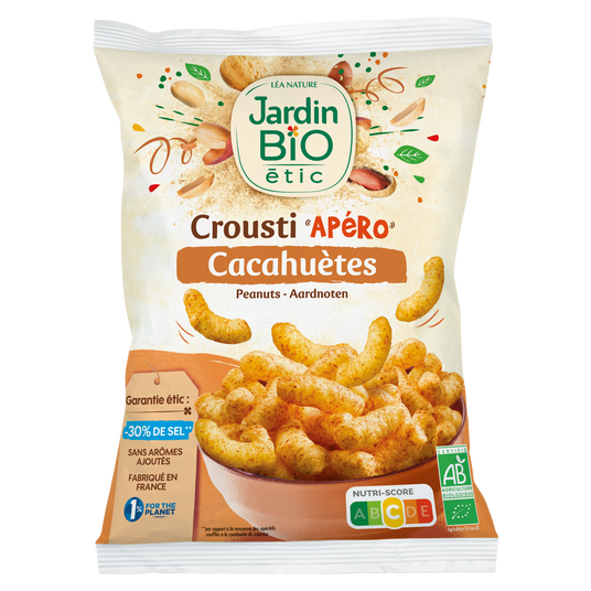 boho cosmetics Crousti'Apéro Cacahuète -85g - Jardin BiO étic