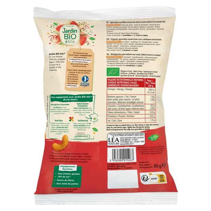 Boho Cosmetics Crousti'Apéro Tomate -85g - Jardin BiO étic