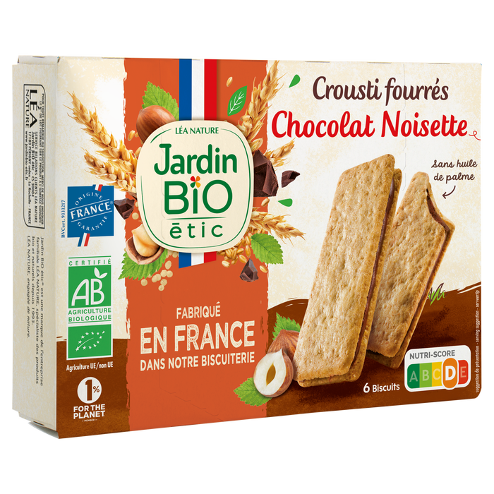 Boho Cosmetics Crousti Fourrés Chocolat Noisette - Jardin Bio Étic