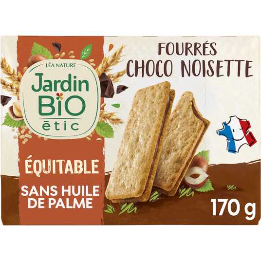 boho cosmetics Crousti Fourrés Chocolat Noisette - Jardin Bio Étic