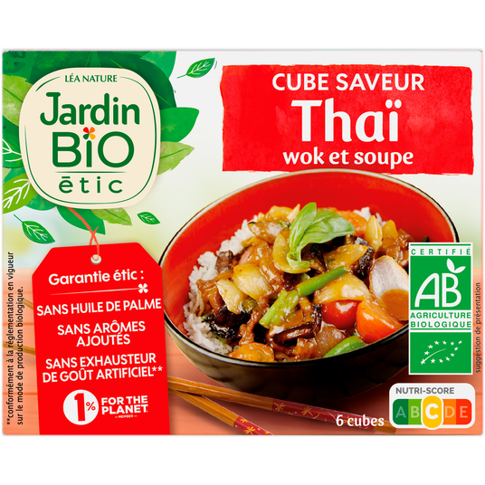 boho cosmetics Cube saveur Thaï - wok et soupe - Jardin Bio Étic
