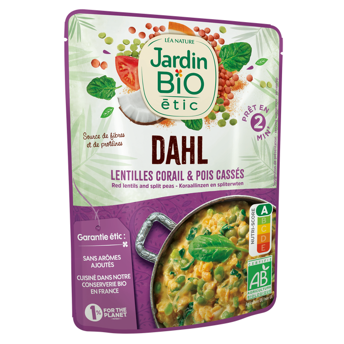 Boho Cosmetics Dahl Lentilles Corail Et Pois Cassés 250g - Jardin BiO étic